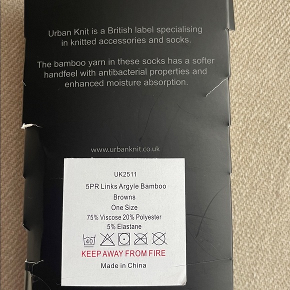 MEN'S 5 PACK BAMBOO DRESS SOCKS - Picture 4 of 5